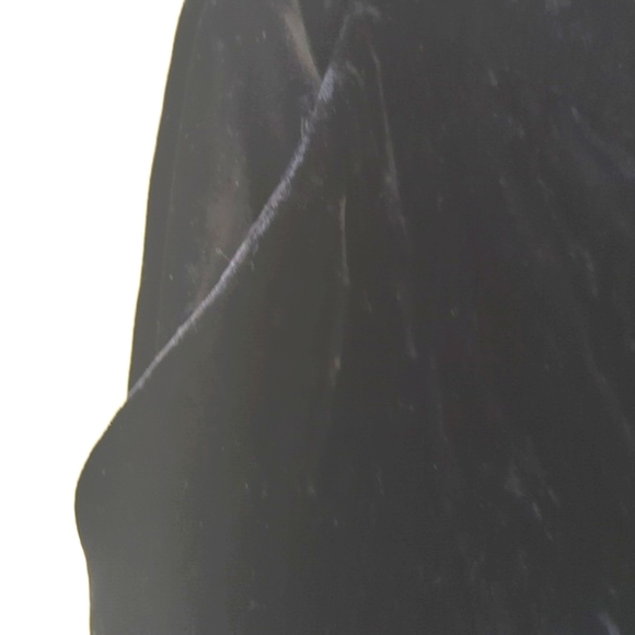 Zara High Waisted Long Velvet Gathered Ankle Trousers L - Picture 9 of 16